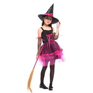 Halloween Witch Costumes - Short Witch Dress For Girls - Little Witch Outfit